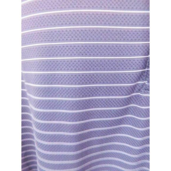 AG Green Label XL Gray White Stripe Men's  POLO - Picture 4 of 7